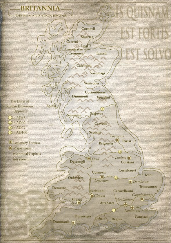 43AD: Britannia Map